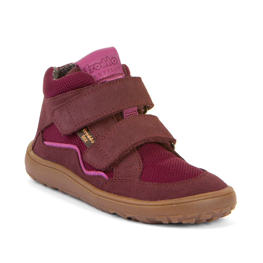Froddo G3110266-7 Barefoot Waterproof Girls Bordeaux Boot