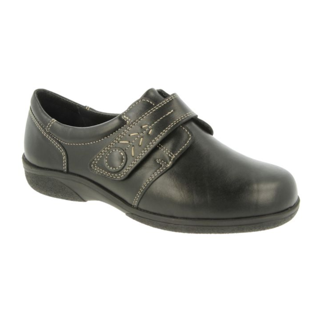 DB Shoes RORY 70989A Black 2V or 6V Width Shoe