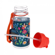 Rex Children's Water Bottle with Straw 500ml Fairies in the Garden