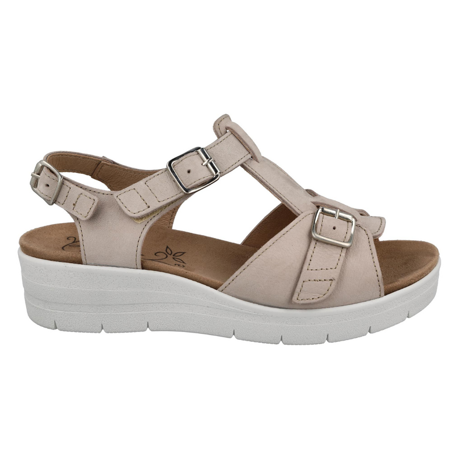 DB Shoes Francesca 75271H Ladies Beige Nubuck Sandals