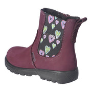 Ricosta 50 7701402/381 Anna Plum Girls Waterproof Boot