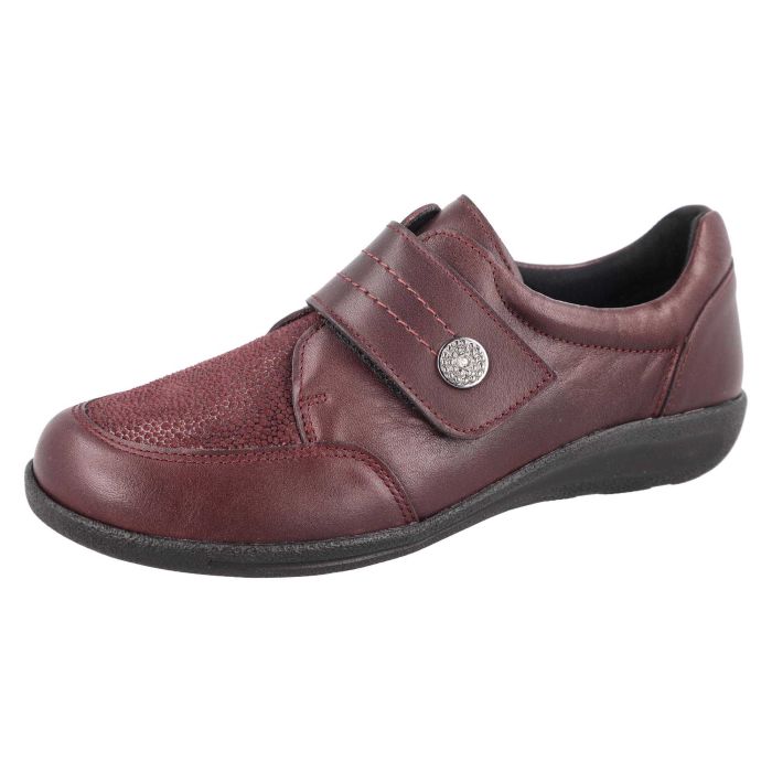 DB Shoes 68205R Ember 2V Burgundy Leather Ladies Shoe