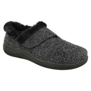 DB Shoes Talala 72986A Black Felt Slippers