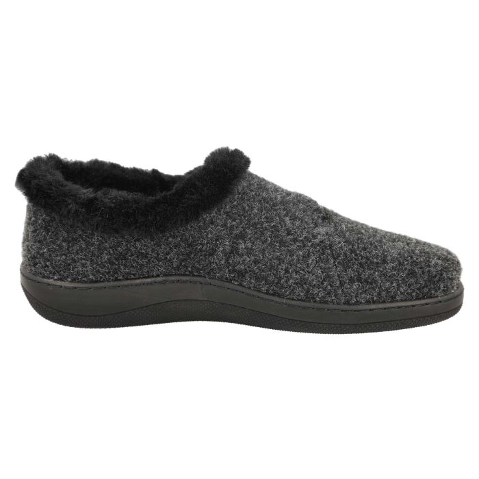 DB Shoes Talala 72986A Black Felt Slippers
