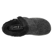DB Shoes Talala 72986A Black Felt Slippers