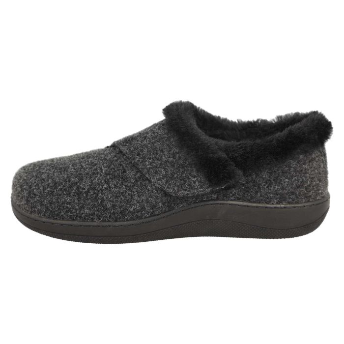 DB Shoes Talala 72986A Black Felt Slippers