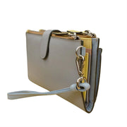 AP-7422/PASTEL Leather Phone Wallet Wristlet