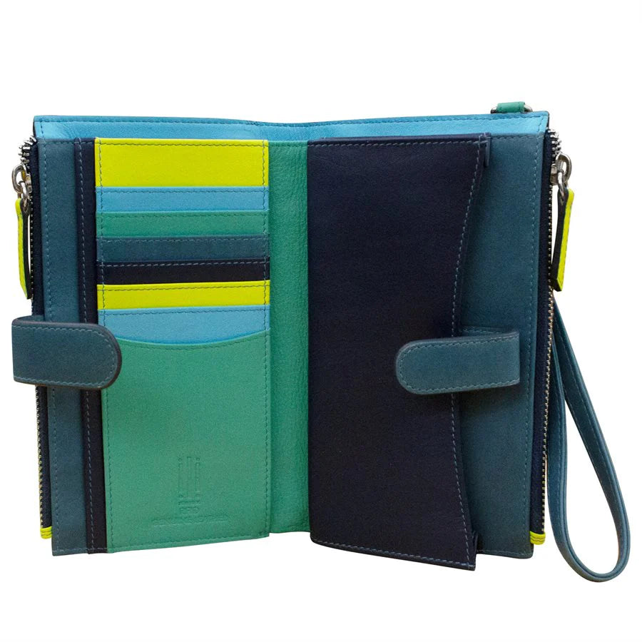 AP-7422/SERENITY Leather Phone Wallet Wristlet