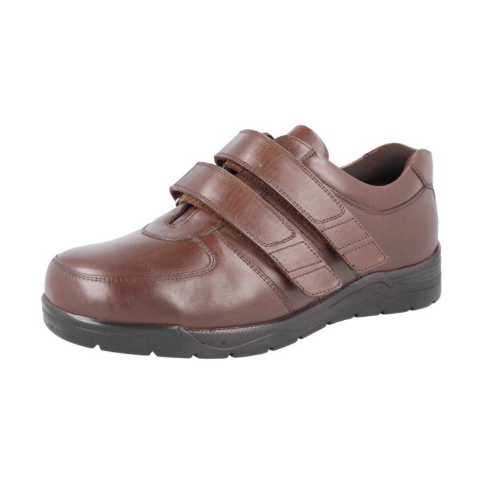 DB Shoes Kevin 89229B Mens Brown Leather Shoe