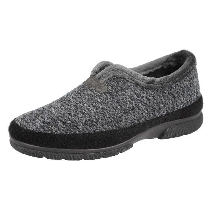 DB Shoes Graham 89270N 2V Navy / Black Mens House Shoe / Slipper