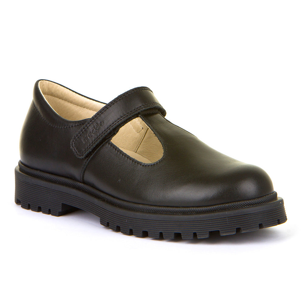 Froddo Lea TBar G3140113 Black School Shoes