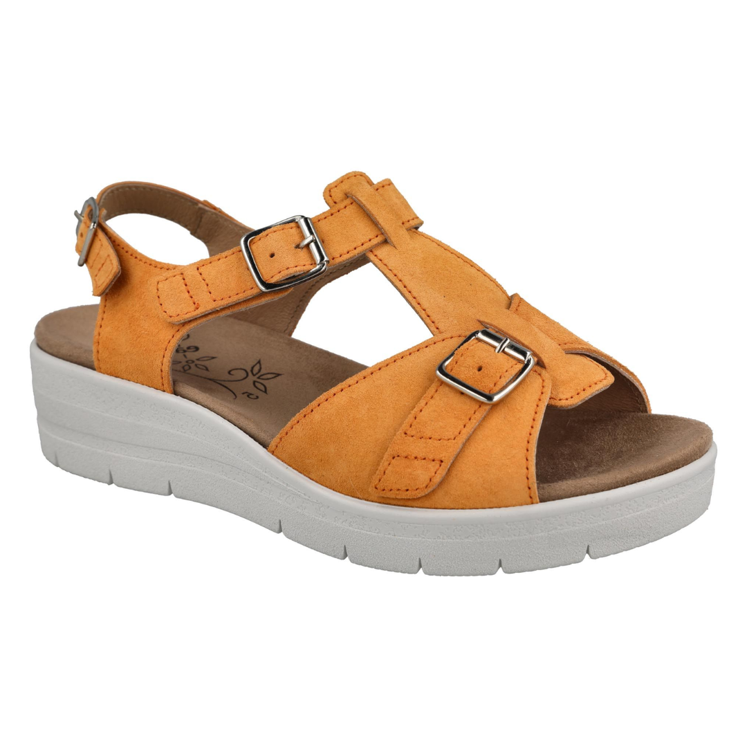 DB Shoes Francesca 75271Y Ladies Orange Sandals