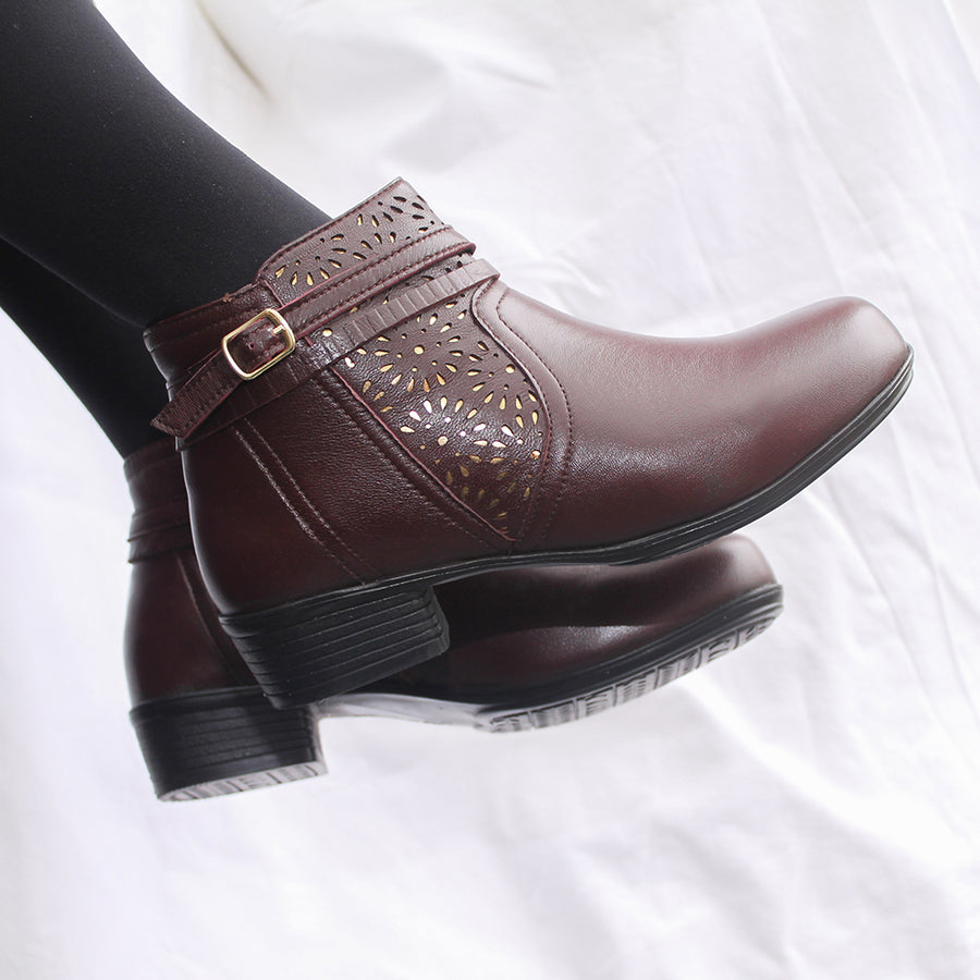 DB Shoes Sky 2V 75092R Burgundy Boots