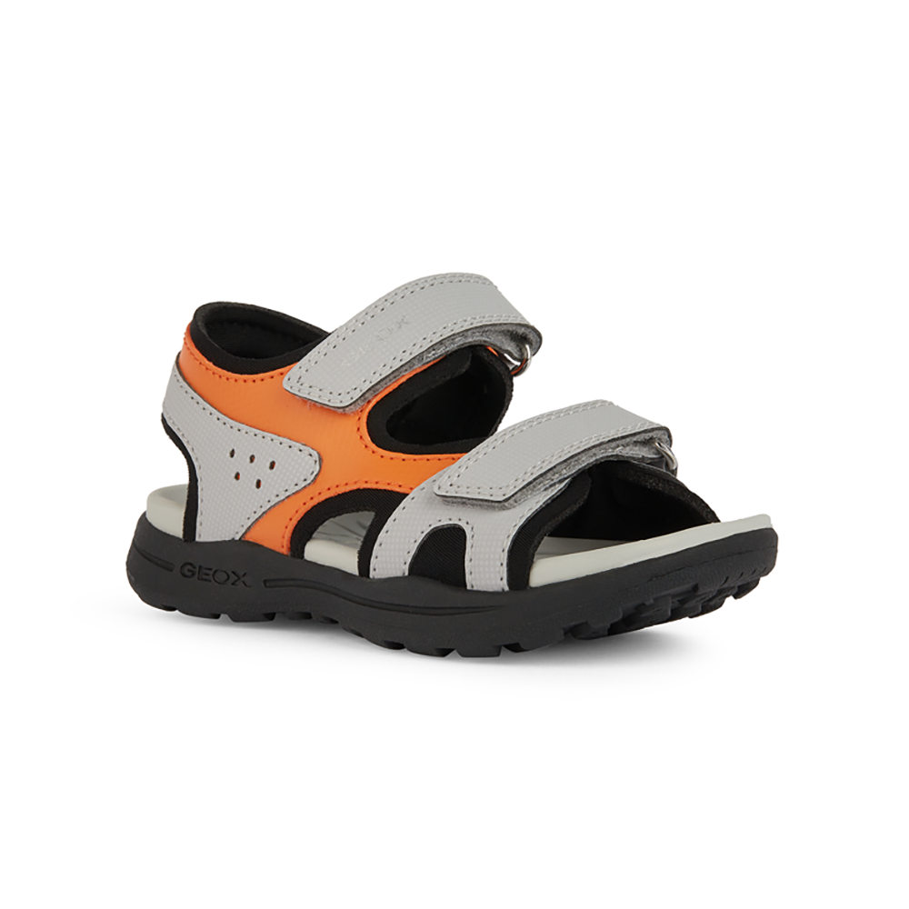 Geox J Vaniett B. C J455XC 015CE C0036 Grey/Orange Sandal