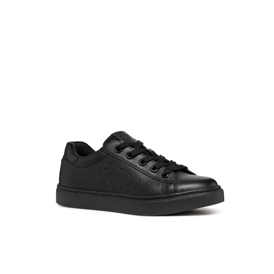 Geox J Nashik A J45ECA 08510 Black School Shoes