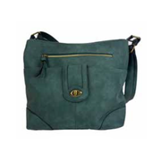 TUM56183 Large XBody Zip Front Tumbled Calf Turnlock Bag