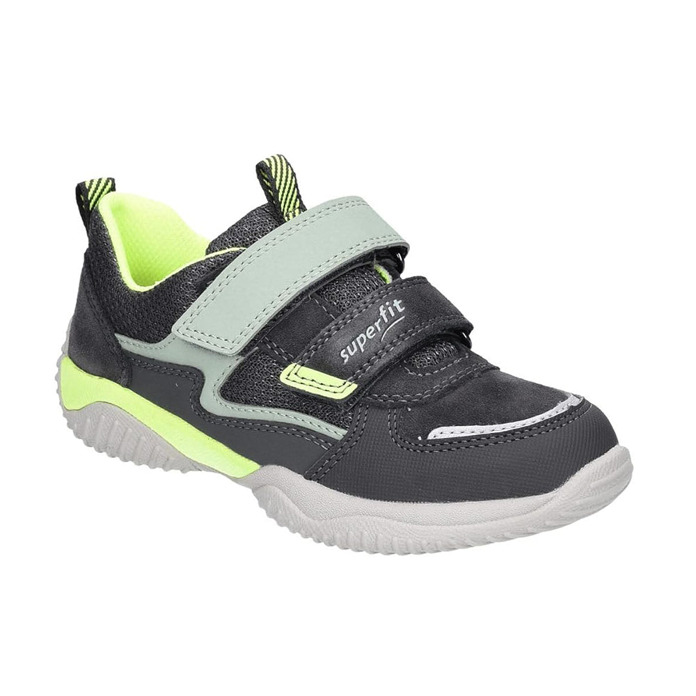 Superfit Storm 1-006388-2010 Grey Lime Trainers