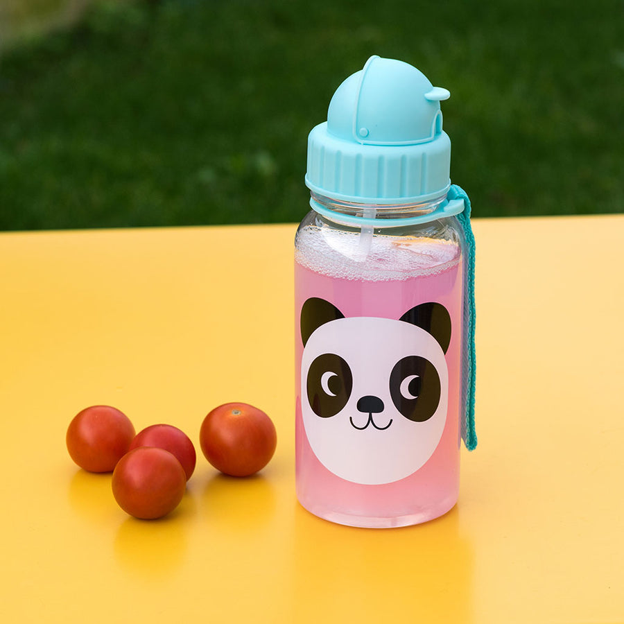 Rex Children's Water Bottle with Straw 500ml Miko The Panda