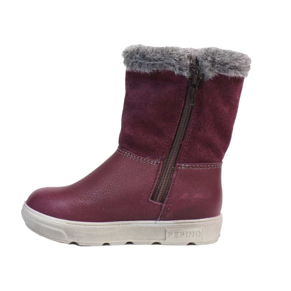 Ricosta Usky 502700502/370 Girls Wine Waterproof Boot