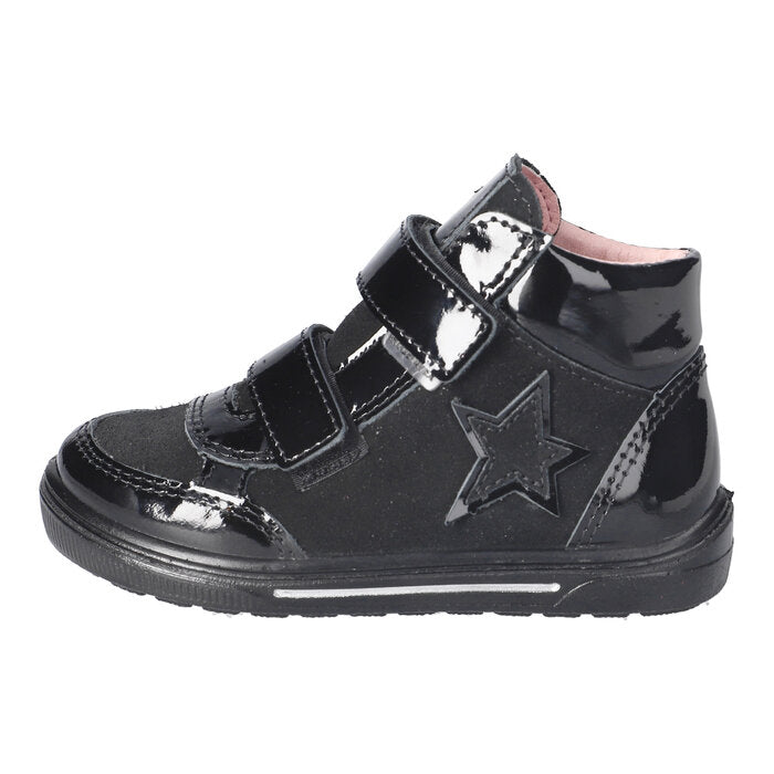 Ricosta Cathy Leather Black School Boot 7303802-090