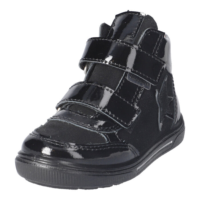Ricosta Cathy Leather Black School Boot 7303802-090