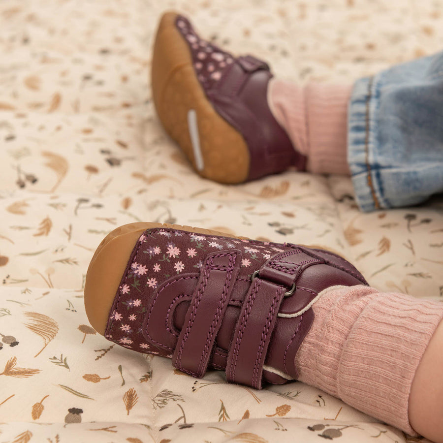 Start-rite 0823_18 Little Smile Burgundy Pre Walkers Girls Shoe