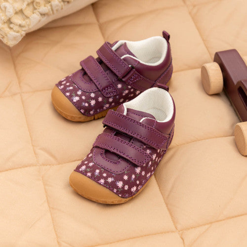 Start-rite 0823_18 Little Smile Burgundy Pre Walkers Girls Shoe