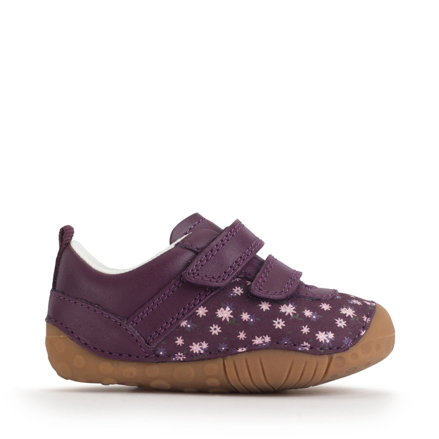 Start-rite 0823_18 Little Smile Burgundy Pre Walkers Girls Shoe