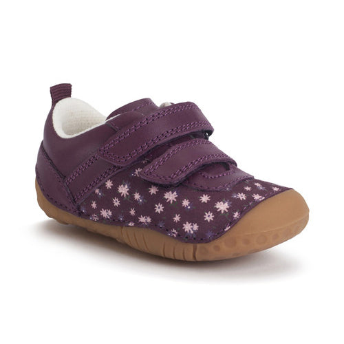 Start-rite 0823_18 Little Smile Burgundy Pre Walkers Girls Shoe