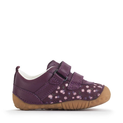 Start-rite 0823_18 Little Smile Burgundy Pre Walkers Girls Shoe