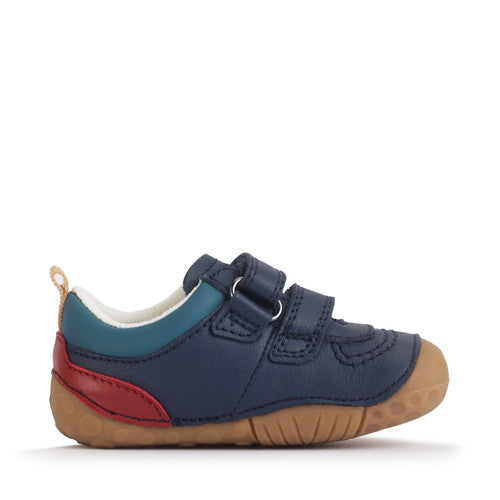 Start-rite 0839_19 Zap Navy Leather Boys Shoe