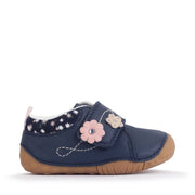 Start-rite 0846_9 Lila Navy Leather Girls Pre Walkers Shoe
