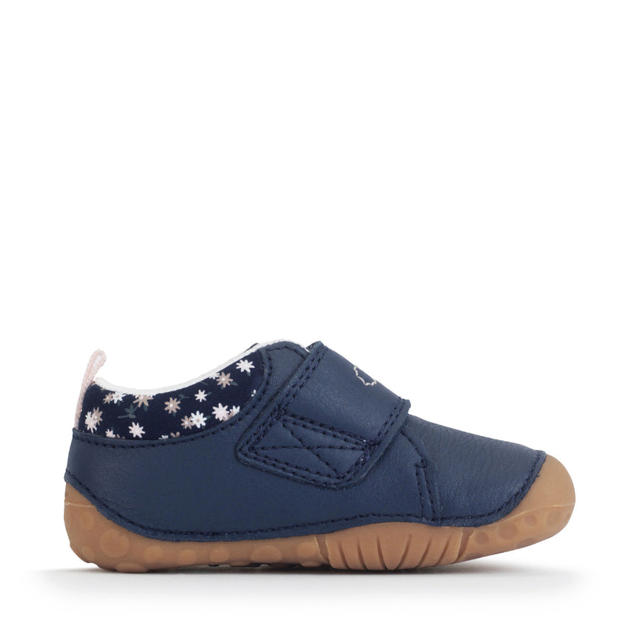 Start-rite 0846_9 Lila Navy Leather Girls Pre Walkers Shoe