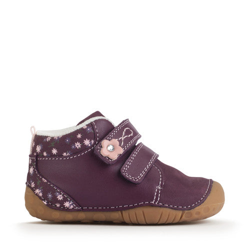 Start-rite Pip 0849_8 Girls  Burgundy Pre Walkers
