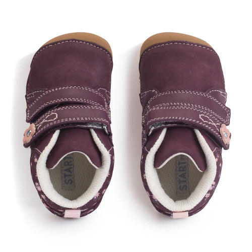 Start-rite Pip 0849_8 Girls  Burgundy Pre Walkers