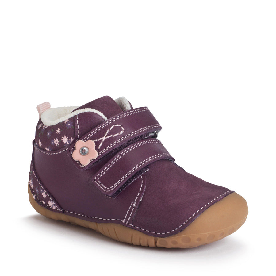 Start-rite Pip 0849_8 Girls  Burgundy Pre Walkers
