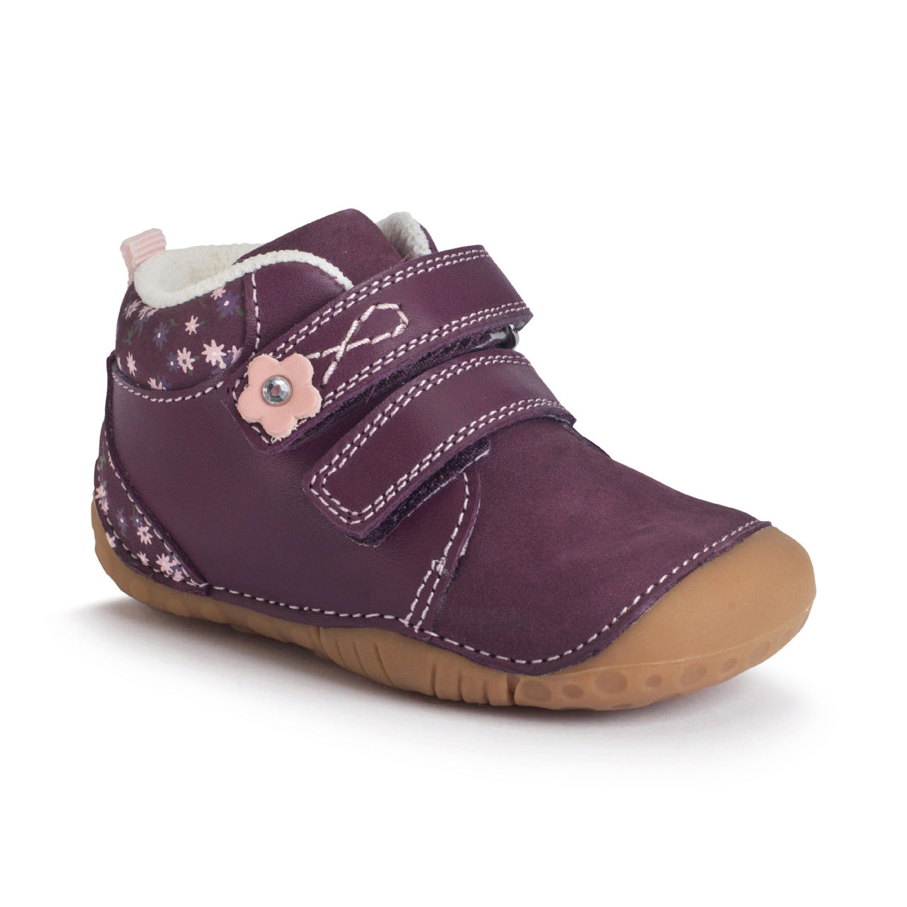 Start-rite Pip 0849_8 Girls  Burgundy Pre Walkers