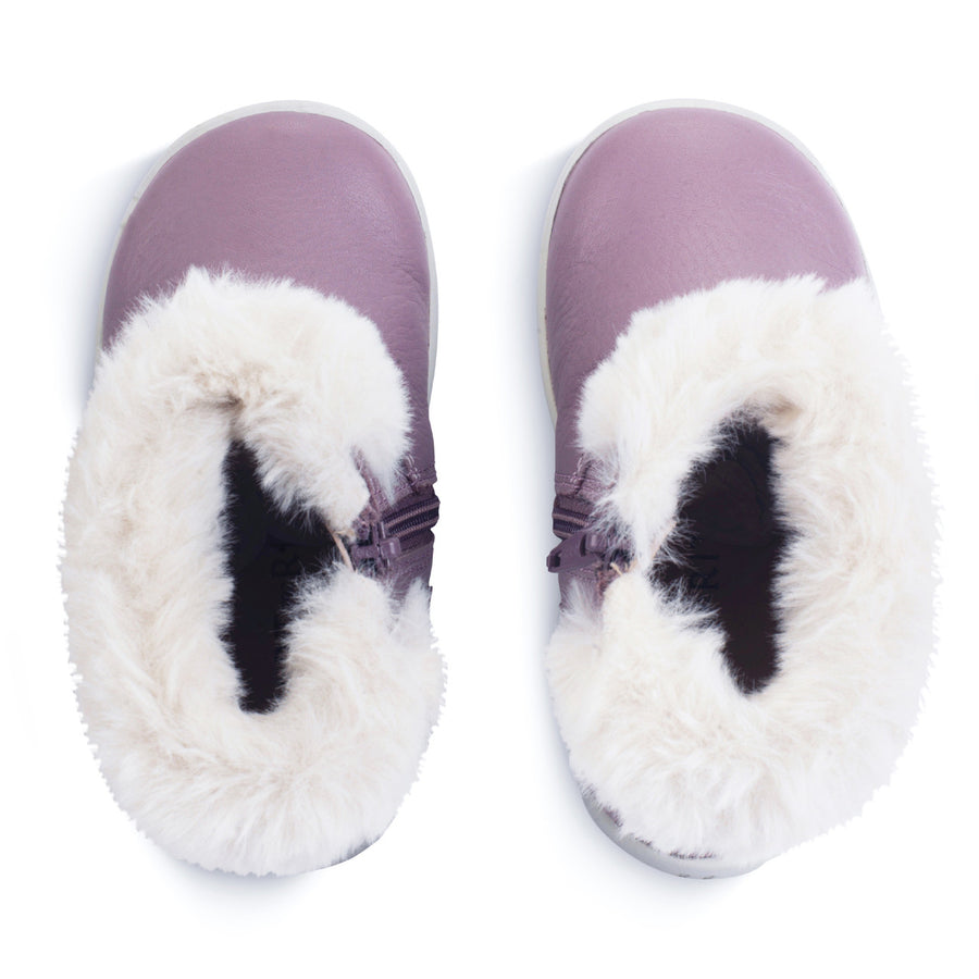 Start-rite Flurry 0855_8 Girls Mauve First Walker Boots