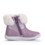 Start-rite Flurry 0855_8 Girls Mauve First Walker Boots