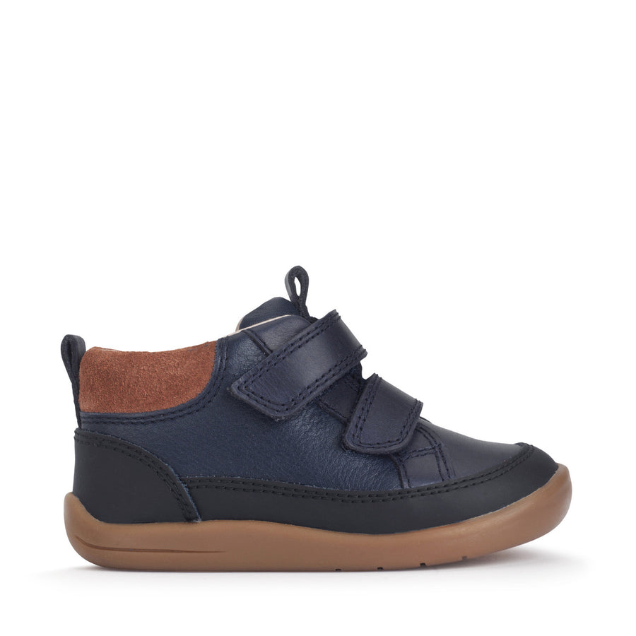 Start-Rite Rove  0857_9 Navy Leather Boys Boot
