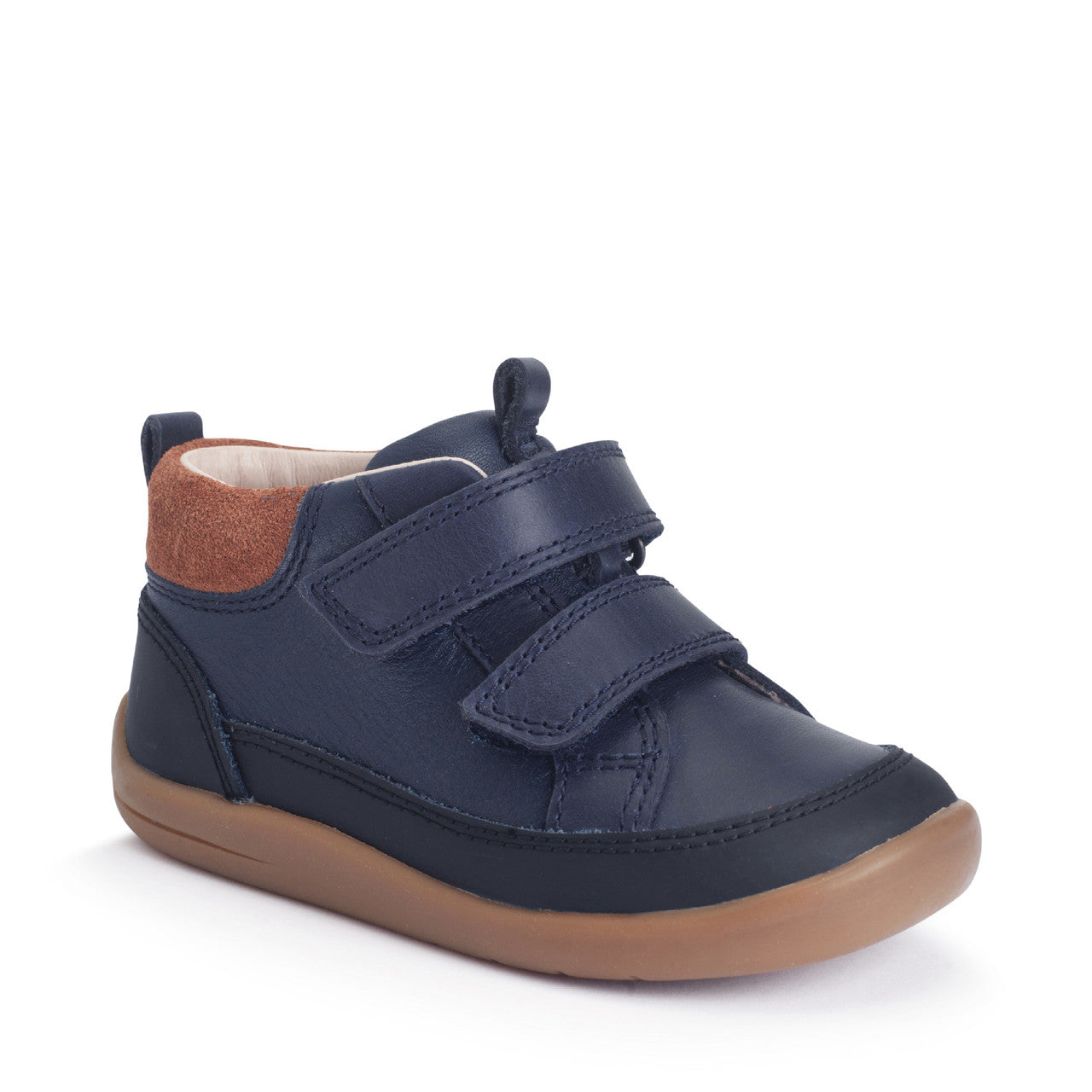 Start-Rite Rove  0857_9 Navy Leather Boys Boot