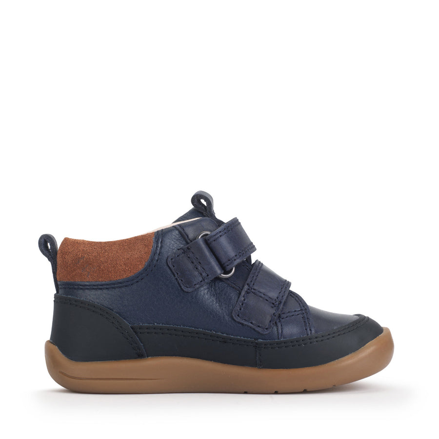 Start-Rite Rove  0857_9 Navy Leather Boys Boot