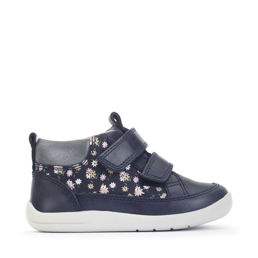 Start-Rite Rove  0857_9 Navy Floral 0857_9 Girls Boot * needs barcodes (Copy)