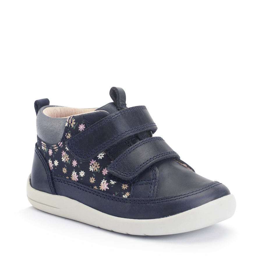 Start-Rite Rove  0857_9 Navy Floral 0857_9 Girls Boot * needs barcodes (Copy)