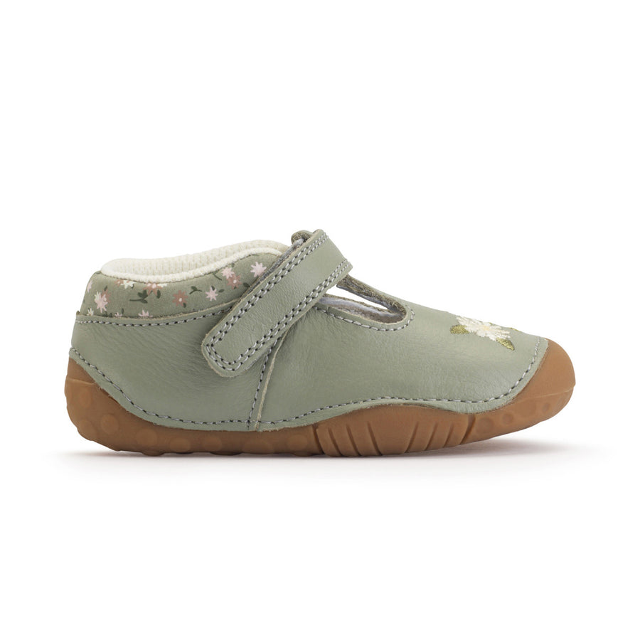 Start-Rite 0858_5 Squish Dusky Green Pre Walkers Girls Shoe