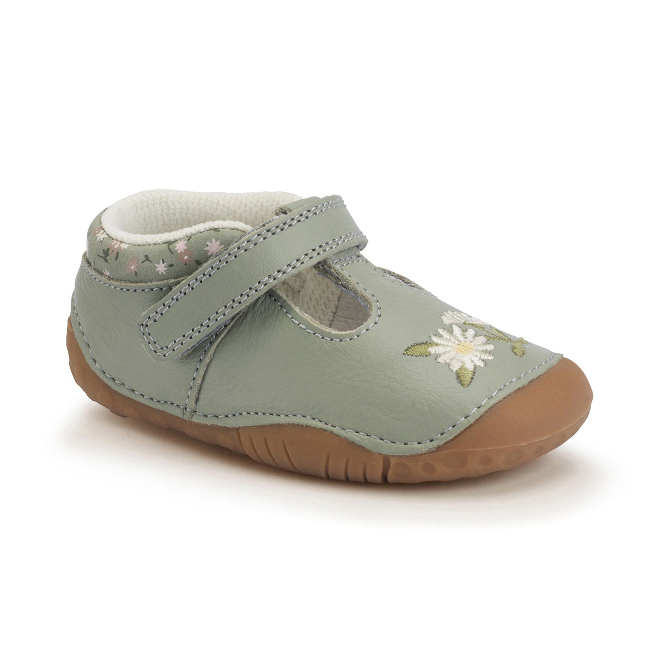 Start-Rite 0858_5 Squish Dusky Green Pre Walkers Girls Shoe