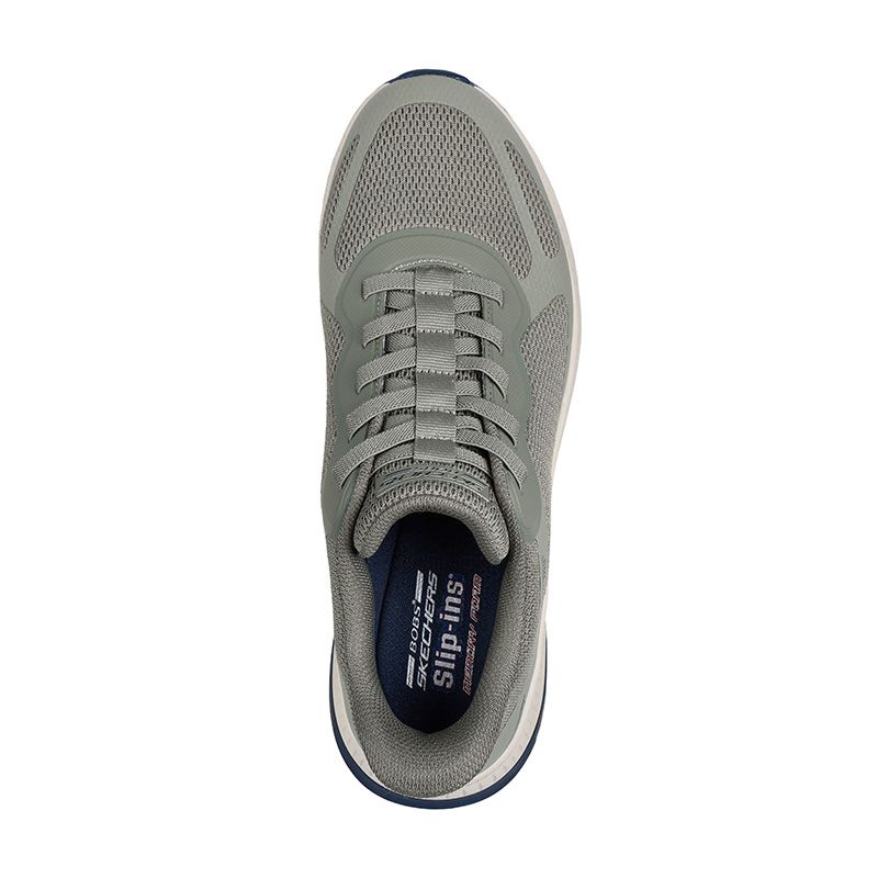 Skechers Mens Slip-Ins Bobs Squad 4 118423 Olive