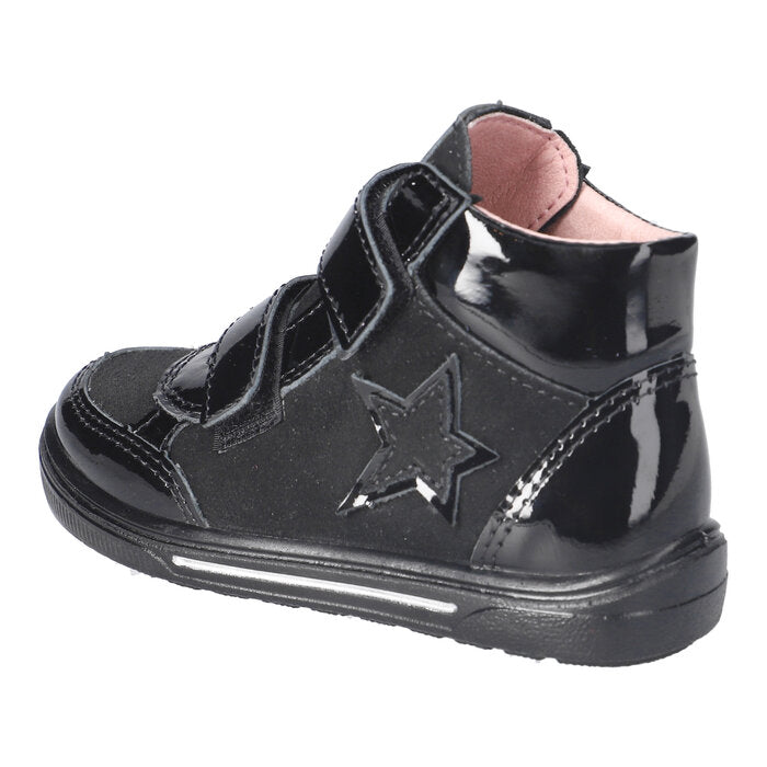 Ricosta Cathy Leather Black School Boot 7303802-090