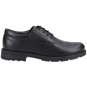 Hush Puppies Brian SNR 39461-73605  Black School Shoes