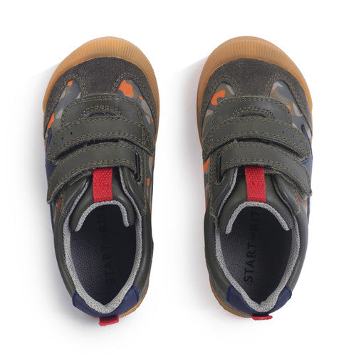 Start-Rite Tickle Star Dark Green Camo 1761_5 Boys Shoes